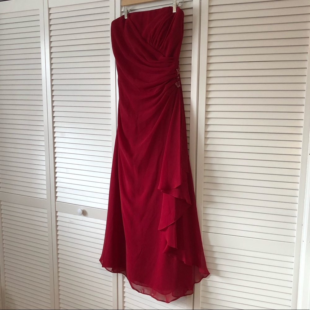 Red dress